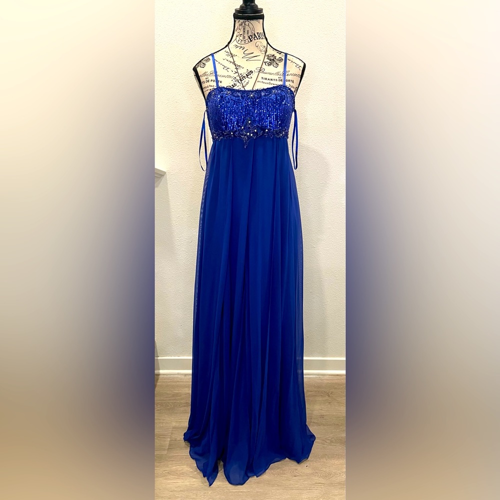 Royal Blue Evening Gown